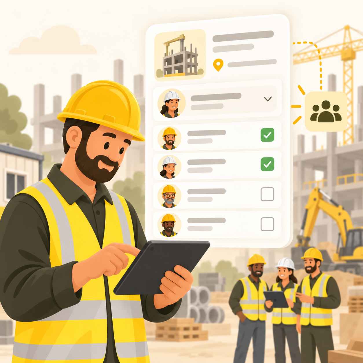 Construction payroll period lifecycle from generation to paid status